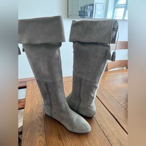 AC- Arturo Chiang knee high suede boots